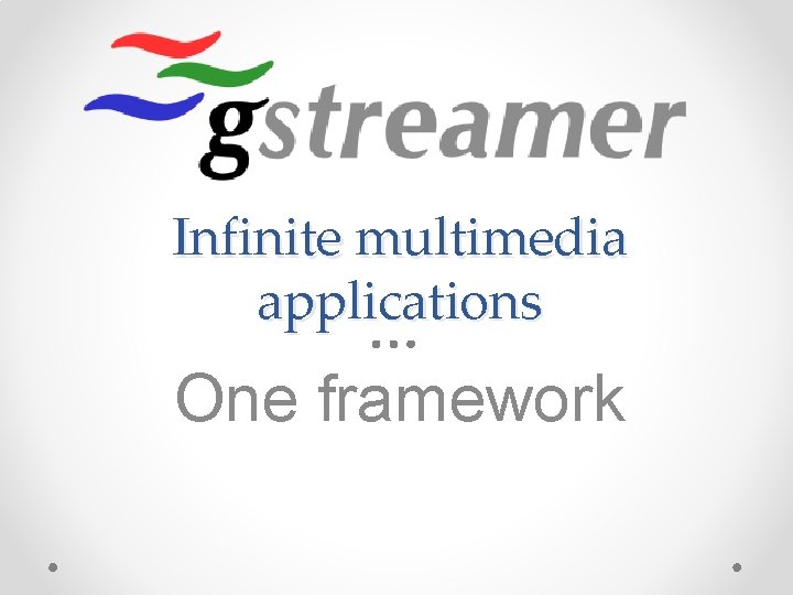 Infinite multimedia applications One framework 