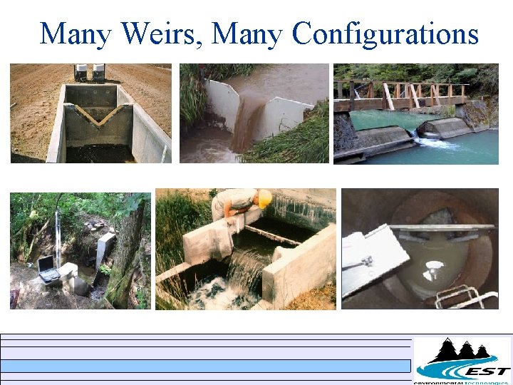 Many Weirs, Many Configurations Many Weirs, Many Configurations