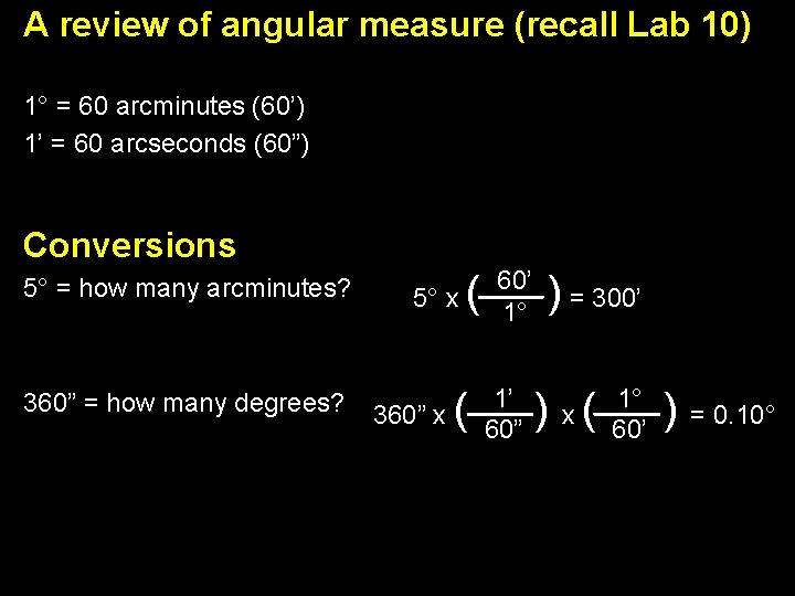 Lab 42 Laboratory analysisconversions and fitting graphs Objectives