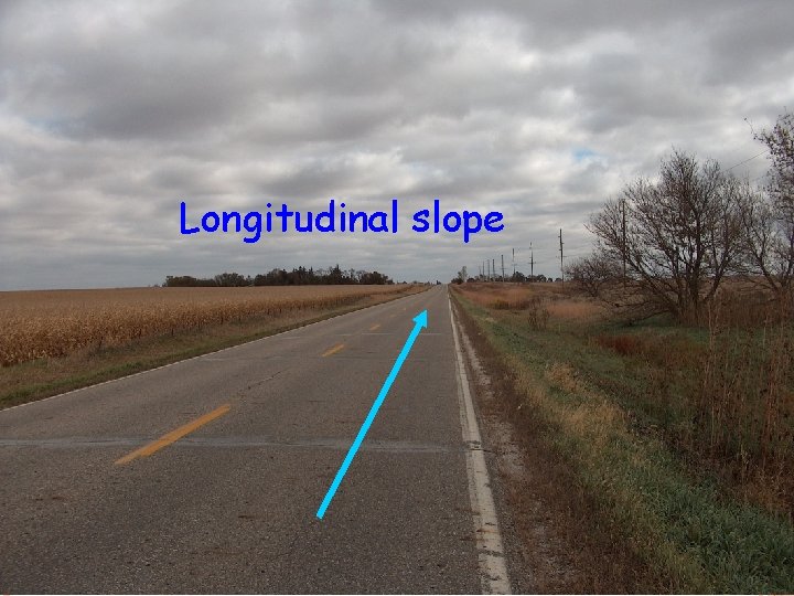 Longitudinal slope 