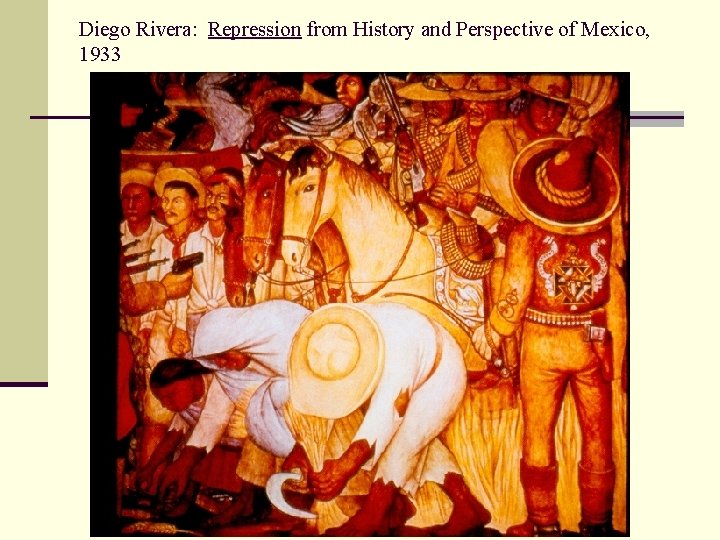 Diego Rivera: Repression from History and Perspective of Mexico, 1933 