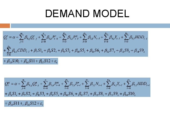 DEMAND MODEL 