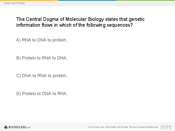 Ch 15 Genes and Proteins The Genetic Code