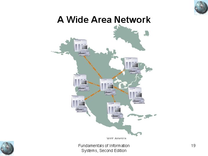 A Wide Area Network Fundamentals of Information Systems, Second Edition 19 