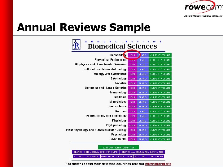 Annual Reviews Sample 