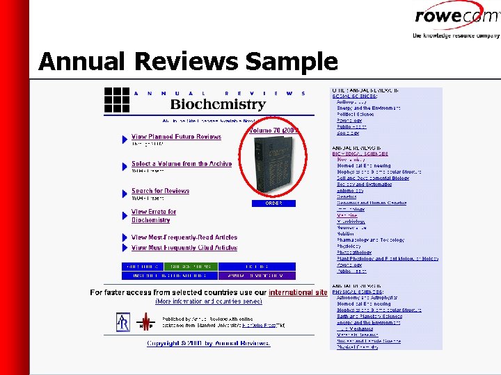 Annual Reviews Sample 