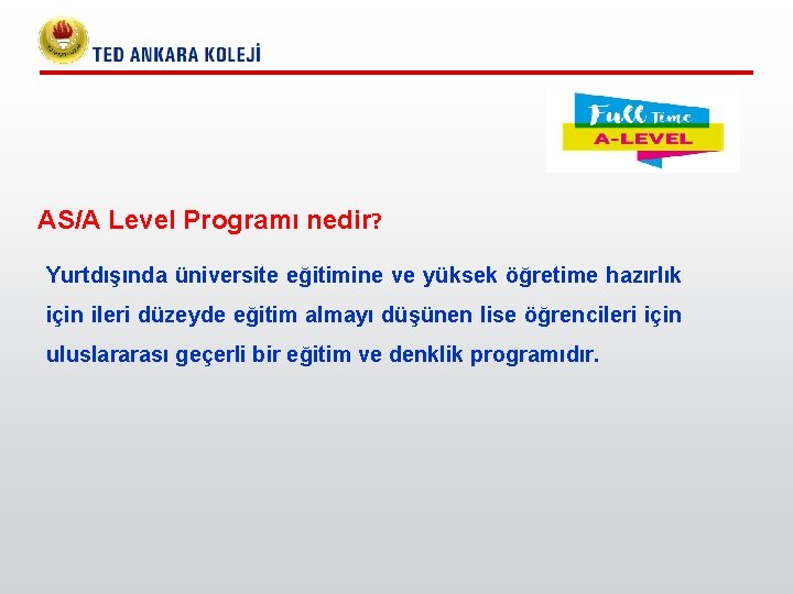 AS/A Level Programı nedir? Yurtdışında üniversite eğitimine ve yüksek öğretime hazırlık için ileri düzeyde AS/A Level Programı nedir? Yurtdışında üniversite eğitimine ve yüksek öğretime hazırlık için ileri düzeyde