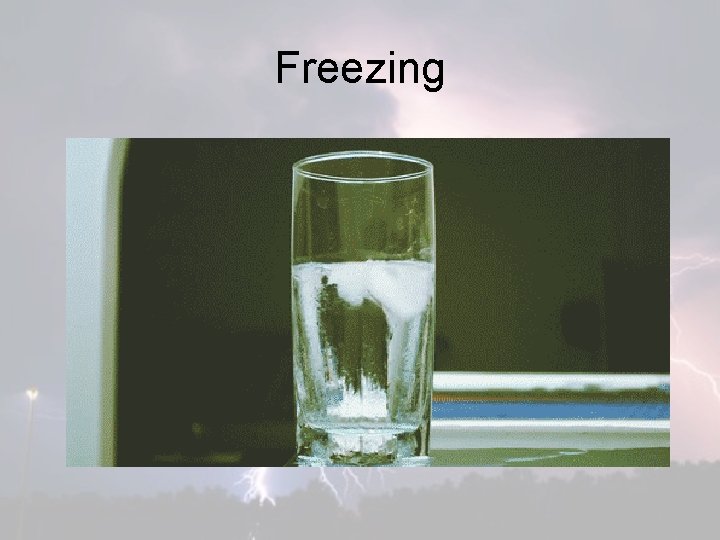 Freezing 