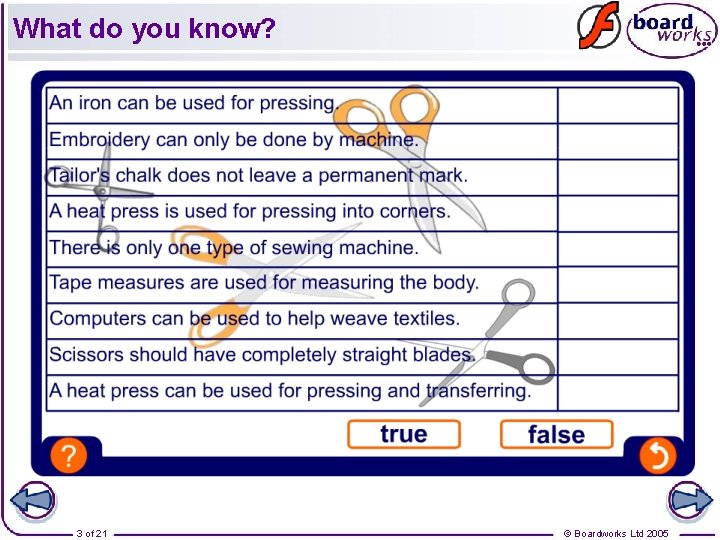 What do you know? 3 of 21 © Boardworks Ltd 2005 