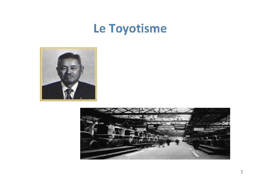 Le Toyotisme 1 