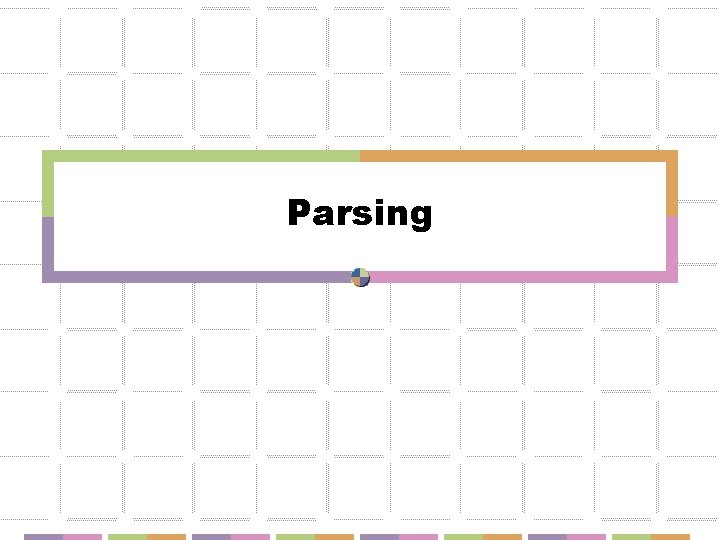 Parsing 