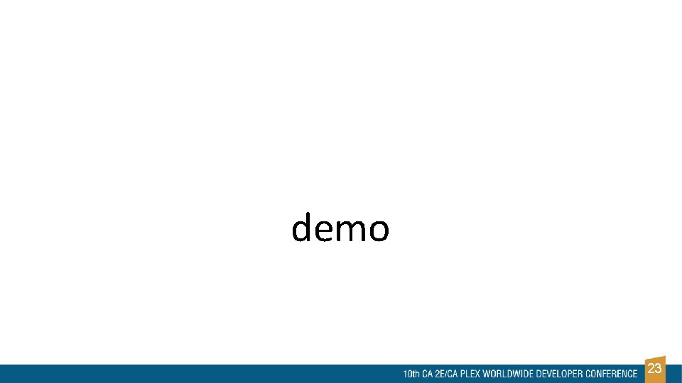 demo 23 