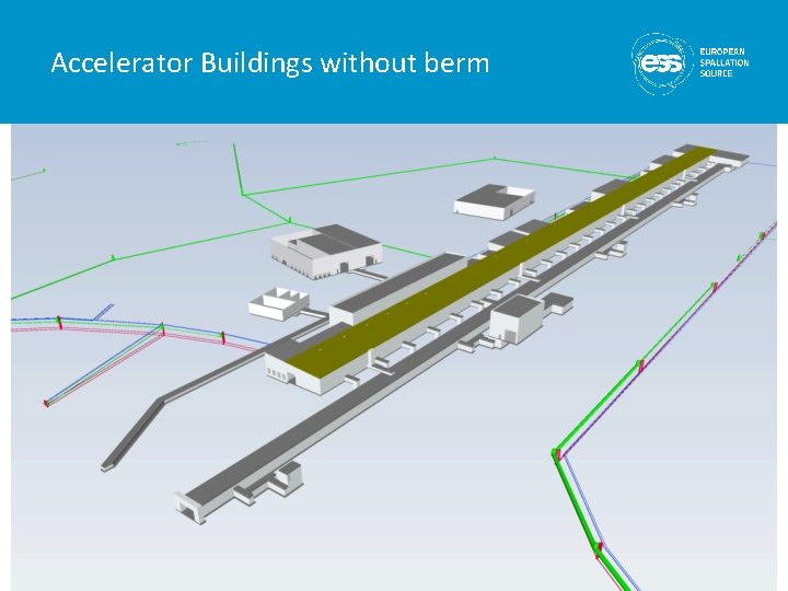 Accelerator Buildings without berm 