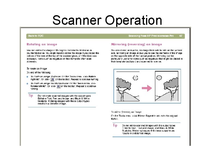 Scanner Operation 