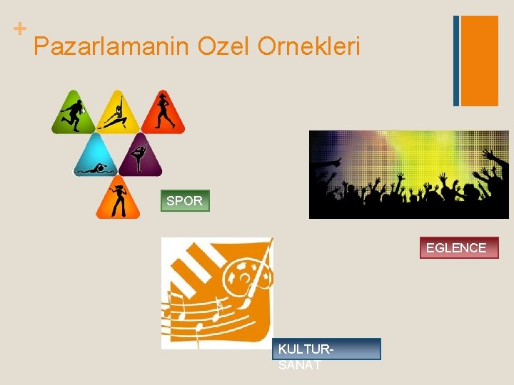 + Pazarlamanin Ozel Ornekleri SPOR EGLENCE KULTURSANAT 