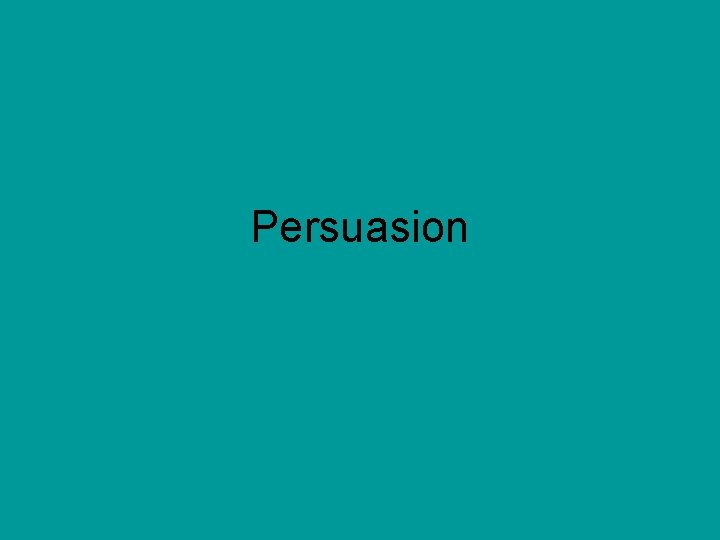 Persuasion 