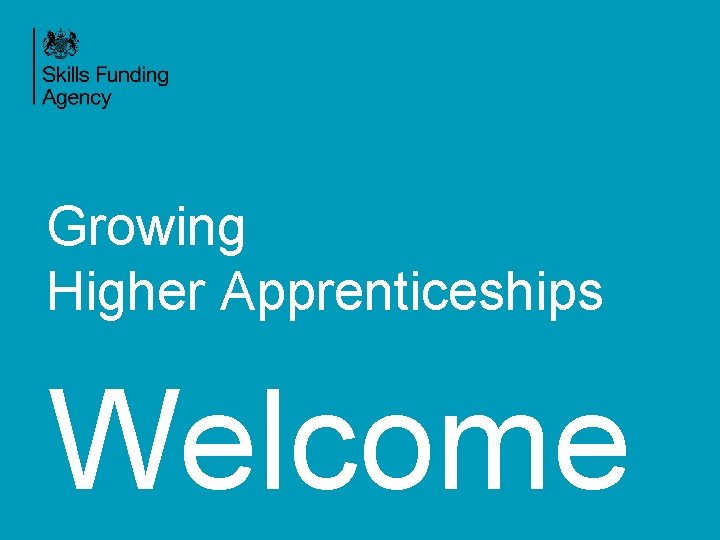 Growing Higher Apprenticeships Welcome 