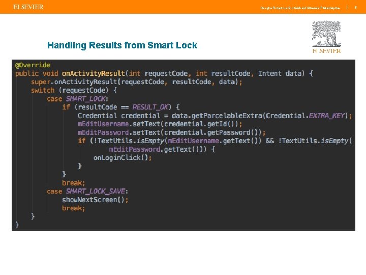 Google Smart Lock | Android Alliance Philadelphia Handling Results from Smart Lock | 6