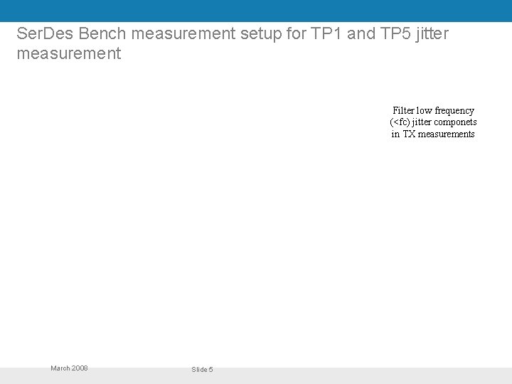 10 GEPON Jitter Budget Proposal for measurement setup