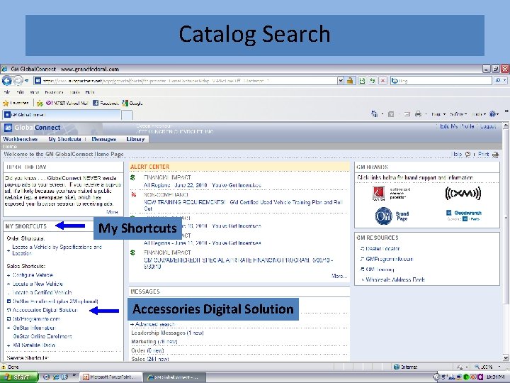 Catalog Search My Shortcuts Accessories Digital Solution 