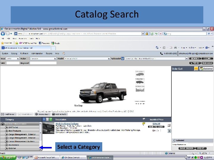 Catalog Search Select a Category 