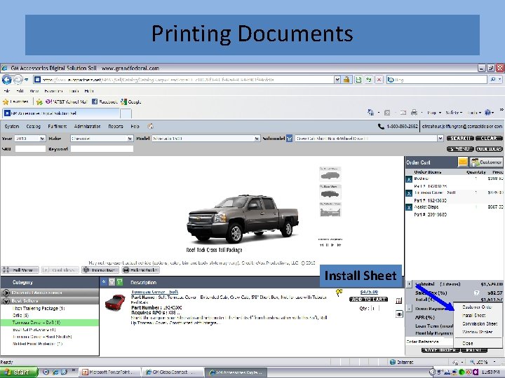 Printing Documents Install Sheet 