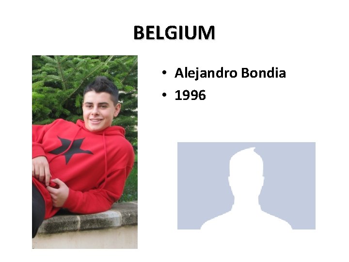 BELGIUM • Alejandro Bondia • 1996 