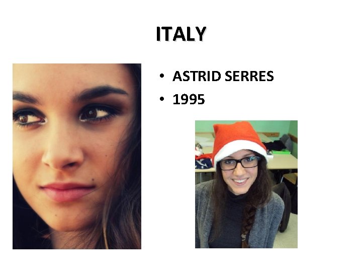 ITALY • ASTRID SERRES • 1995 