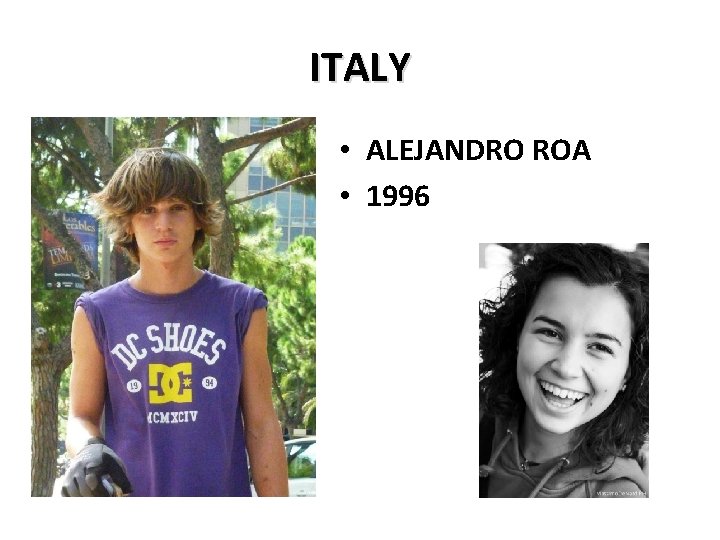 ITALY • ALEJANDRO ROA • 1996 