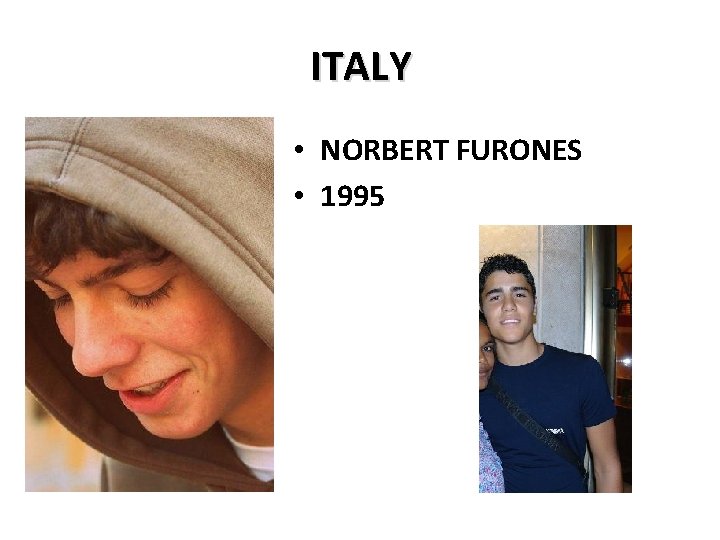 ITALY • NORBERT FURONES • 1995 