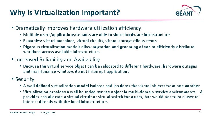 Why is Virtualization important? • Dramatically Improves hardware utilization efficiency – • Multiple users/applications/tenants