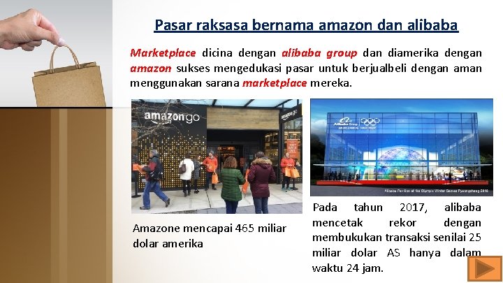 Pasar raksasa bernama amazon dan alibaba Marketplace dicina dengan alibaba group dan diamerika dengan Pasar raksasa bernama amazon dan alibaba Marketplace dicina dengan alibaba group dan diamerika dengan