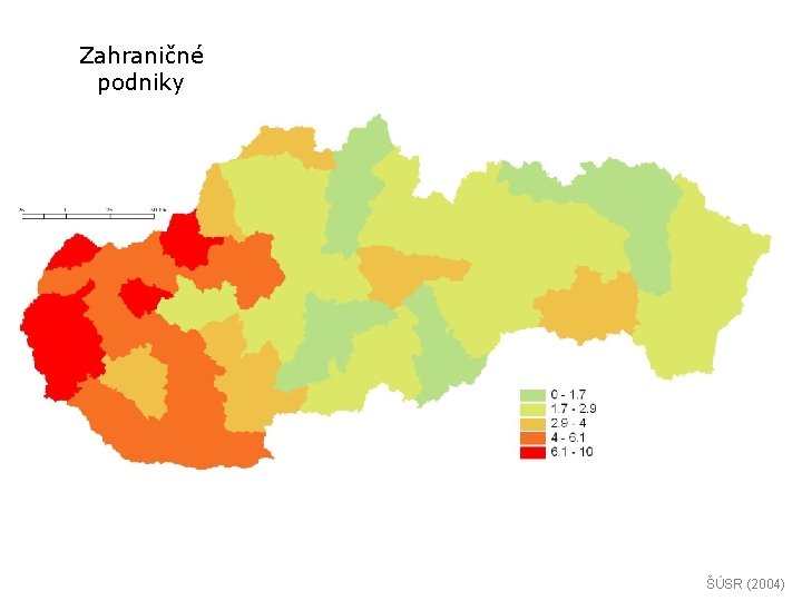 Zahraničné podniky ŠÚSR (2004) 