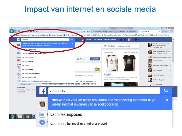 Impact van internet en sociale media 