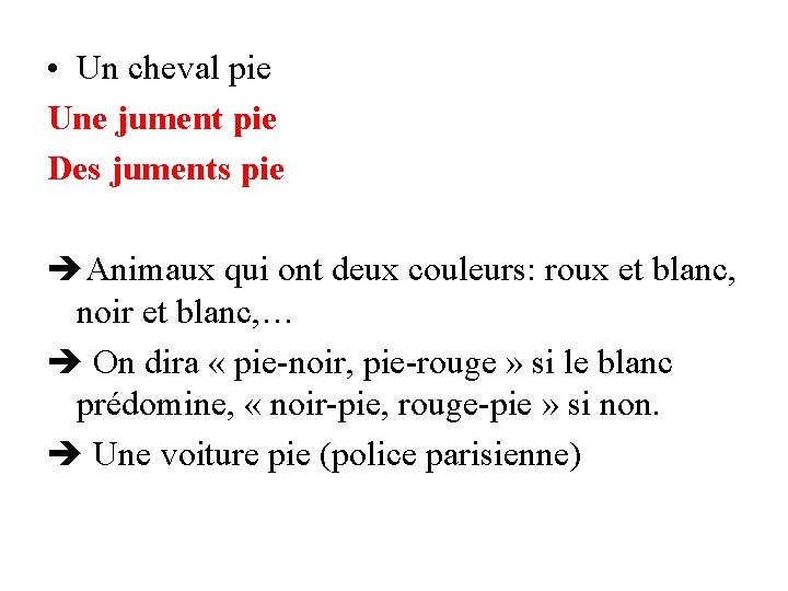  • Un cheval pie Une jument pie Des juments pie Animaux qui ont