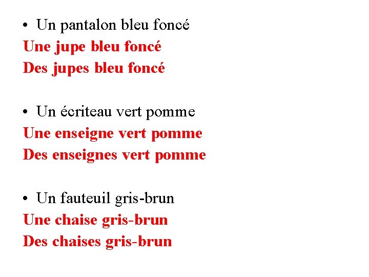  • Un pantalon bleu foncé Une jupe bleu foncé Des jupes bleu foncé