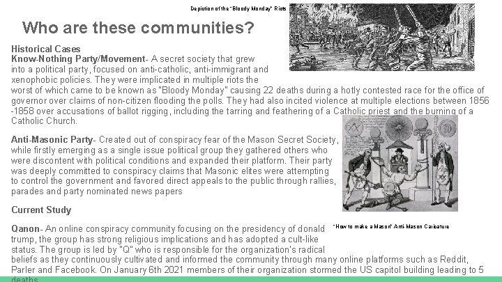 Know Nothing Riots The Effects of Social Media on the Formation