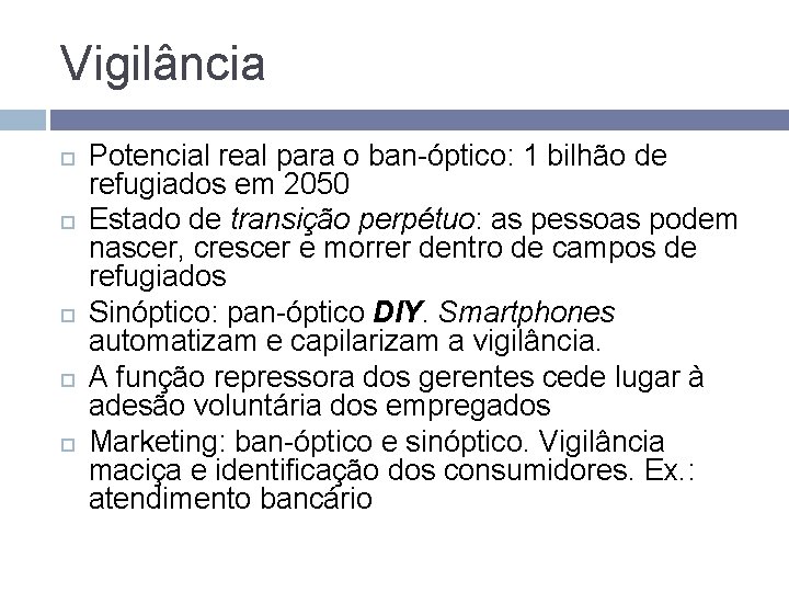 Vigilância Potencial real para o ban-óptico: 1 bilhão de refugiados em 2050 Estado de