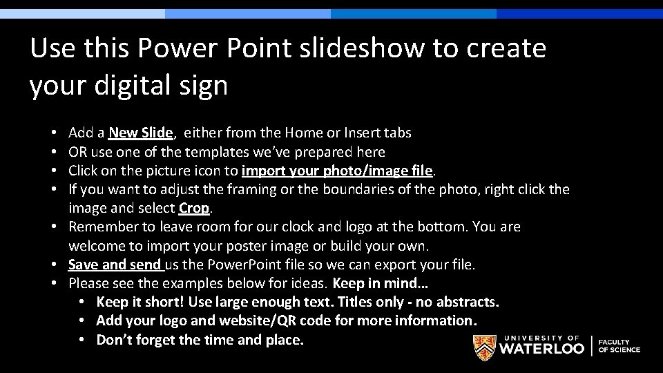 Sign Up Powerpoint Slide Use this Power Point slideshow to create your