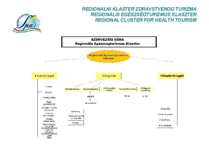 REGIONALNI KLASTER ZDRAVSTVENOG TURIZMA REGIONÁLIS EGÉSZSÉGTURIZMUS KLASZTER REGIONAL CLUSTER FOR HEALTH TOURISM 