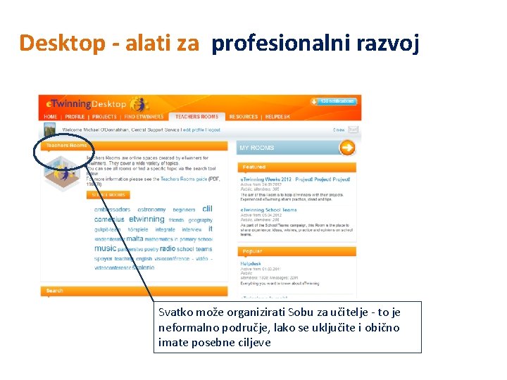 Desktop - alati za profesionalni razvoj Svatko može organizirati Sobu za učitelje - to