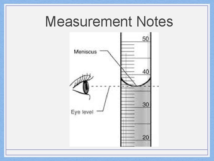 Measurement Notes 