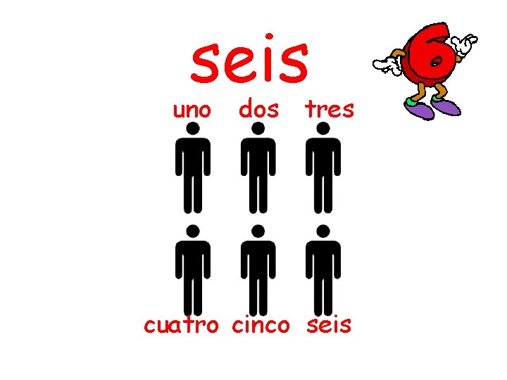 seis uno dos tres cuatro cinco seis 