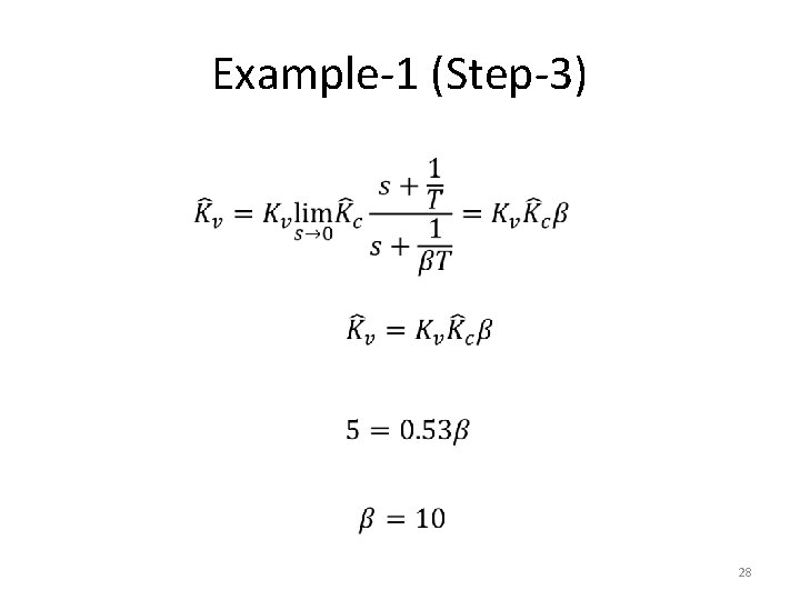 Example-1 (Step-3) 28 