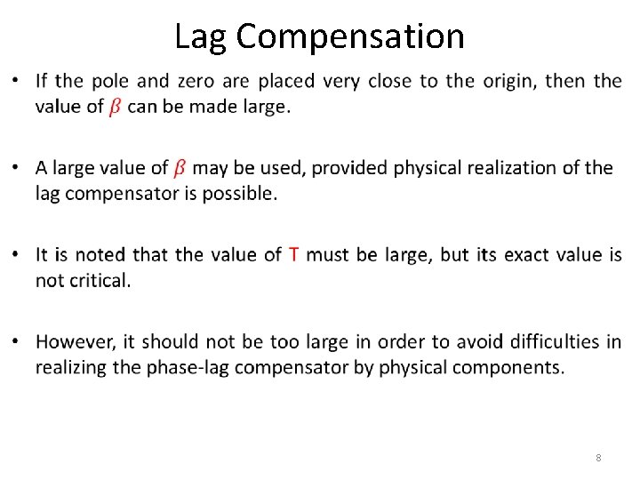Lag Compensation • 8 