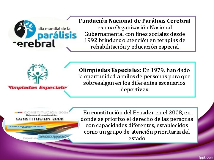 Fundación Nacional de Parálisis Cerebral es una Organización Nacional Gubernamental con fines sociales desde