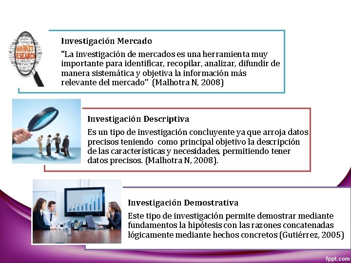 Investigación Mercado “La investigación de mercados es una herramienta muy importante para identificar, recopilar,