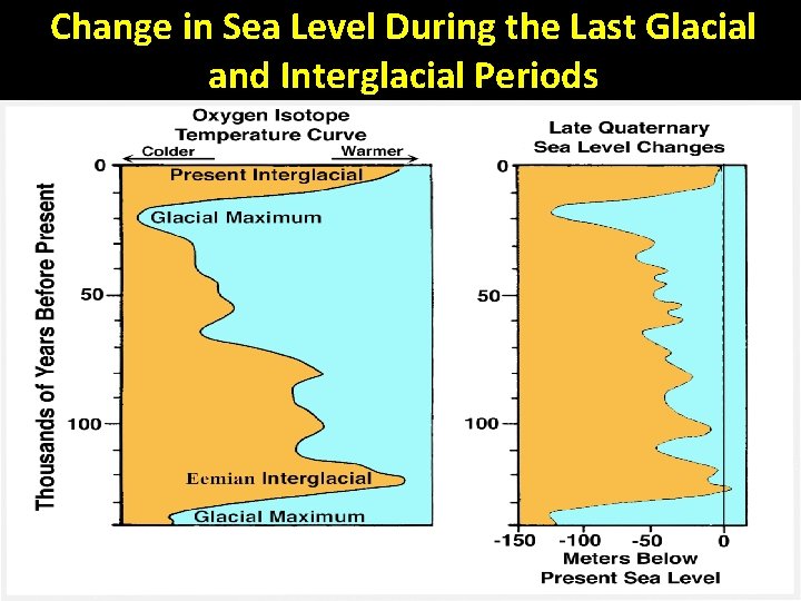 Change in Sea Level During the Last Glacial and Interglacial Periods 