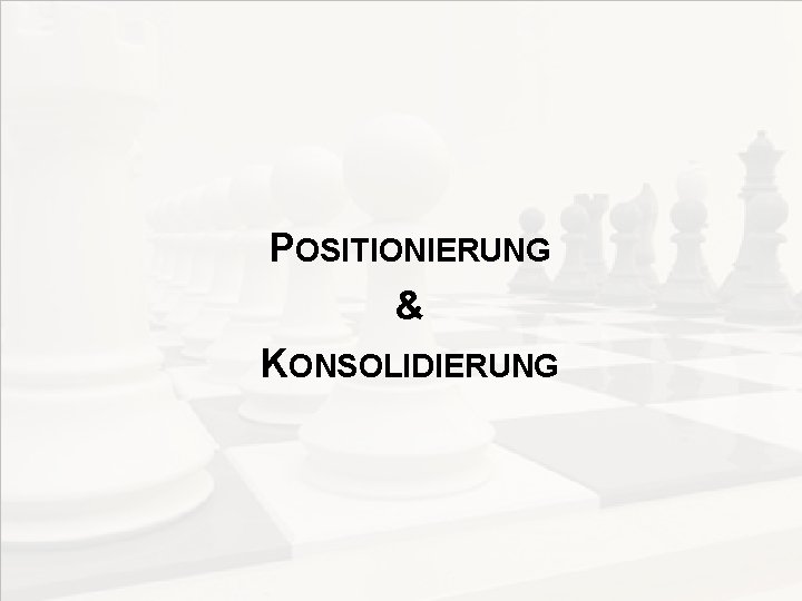 POSITIONIERUNG & KONSOLIDIERUNG EIM Update und Trends 2010 Dr. Ulrich Kampffmeyer PROJECT CONSULT Unternehmensberatung