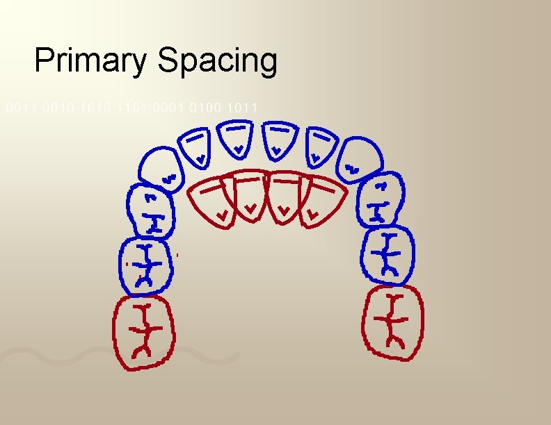 Primary Spacing 